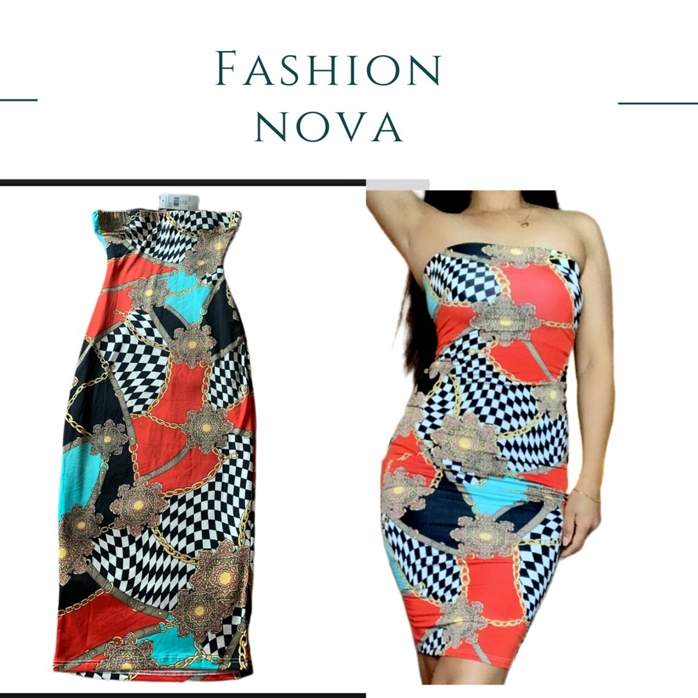 Fashion Nova Tube Bodycon Dress